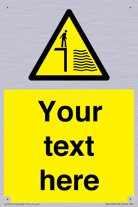 Custom Deep Water Sign